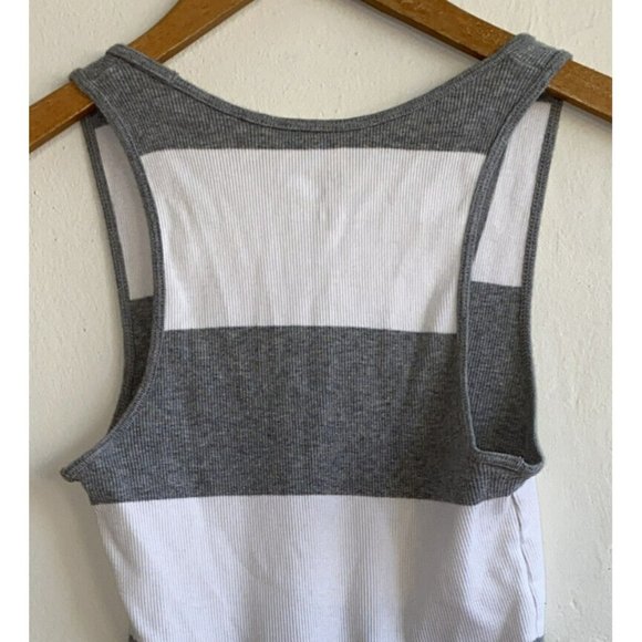 COPY - Nike The Athletic Dept. Tank Top Small Gray White Wide Striped Embroider… - Picture 7 of 10
